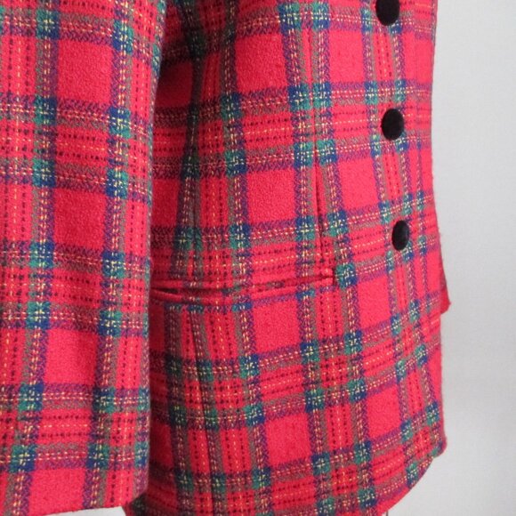 Talbots Wool Plaid Jacket Made in the USA - Picture 4 of 8